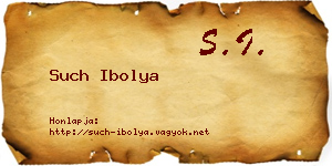 Such Ibolya névjegykártya